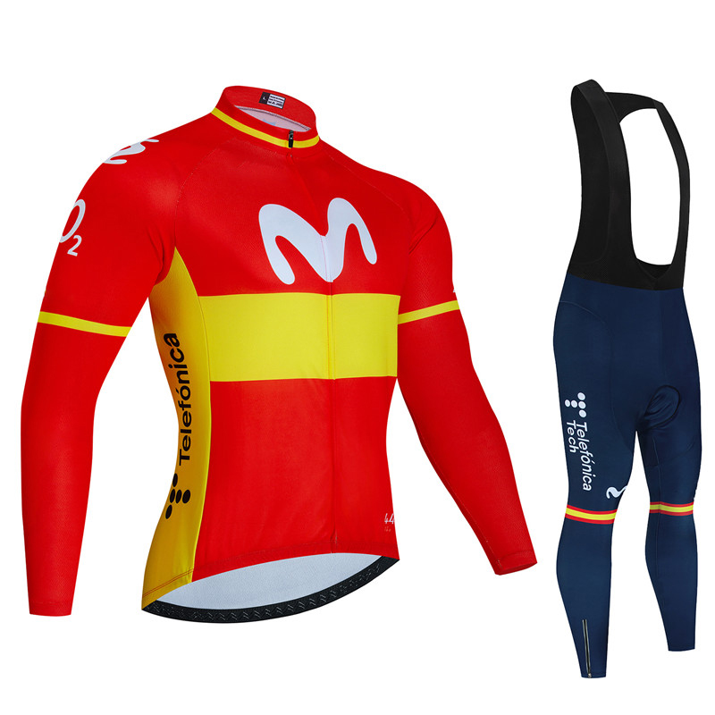 Cycling Community - Spagna Movistar Maglia da ciclismo a