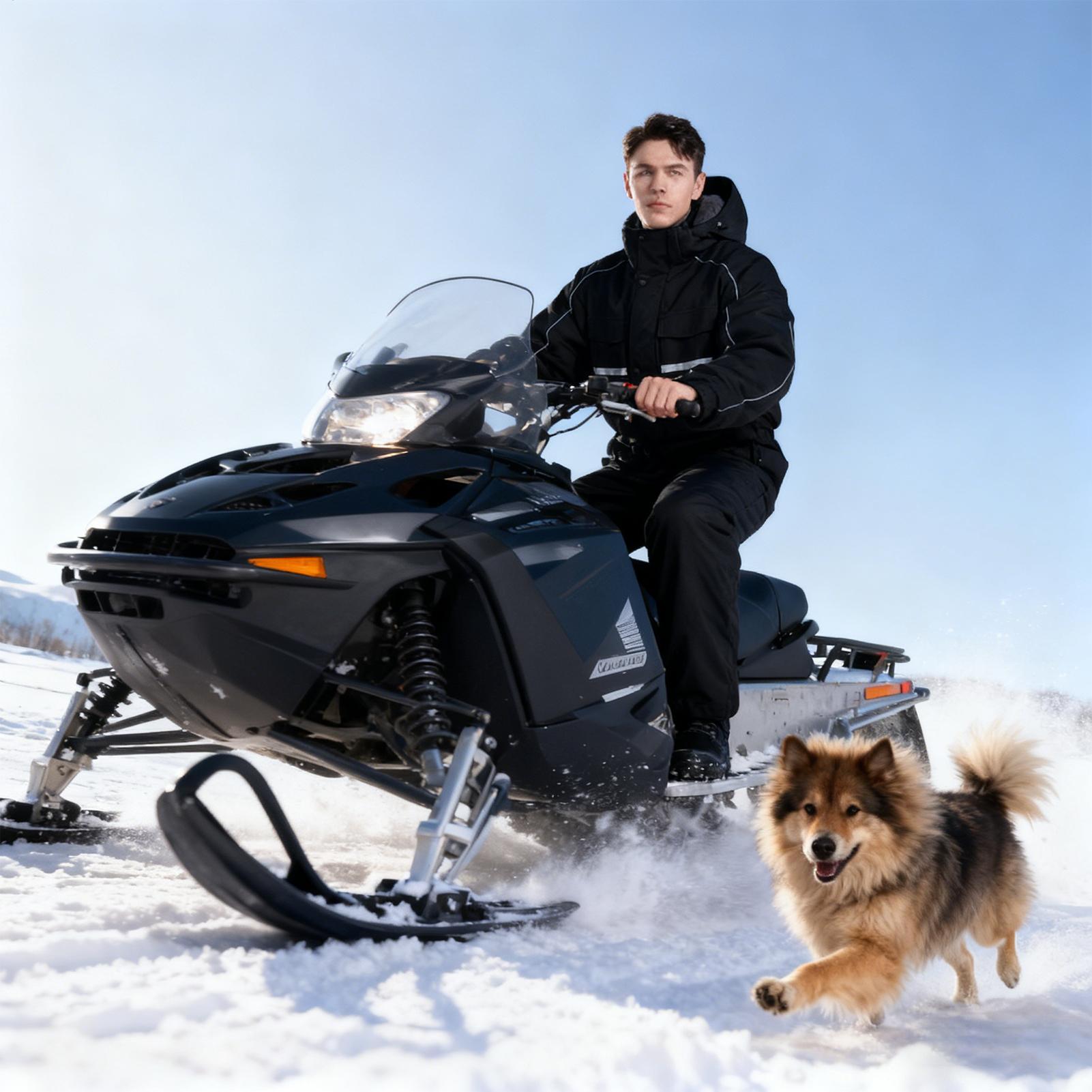 Cycling Commute Clothes - Giacca invernale da moto 4 tasche