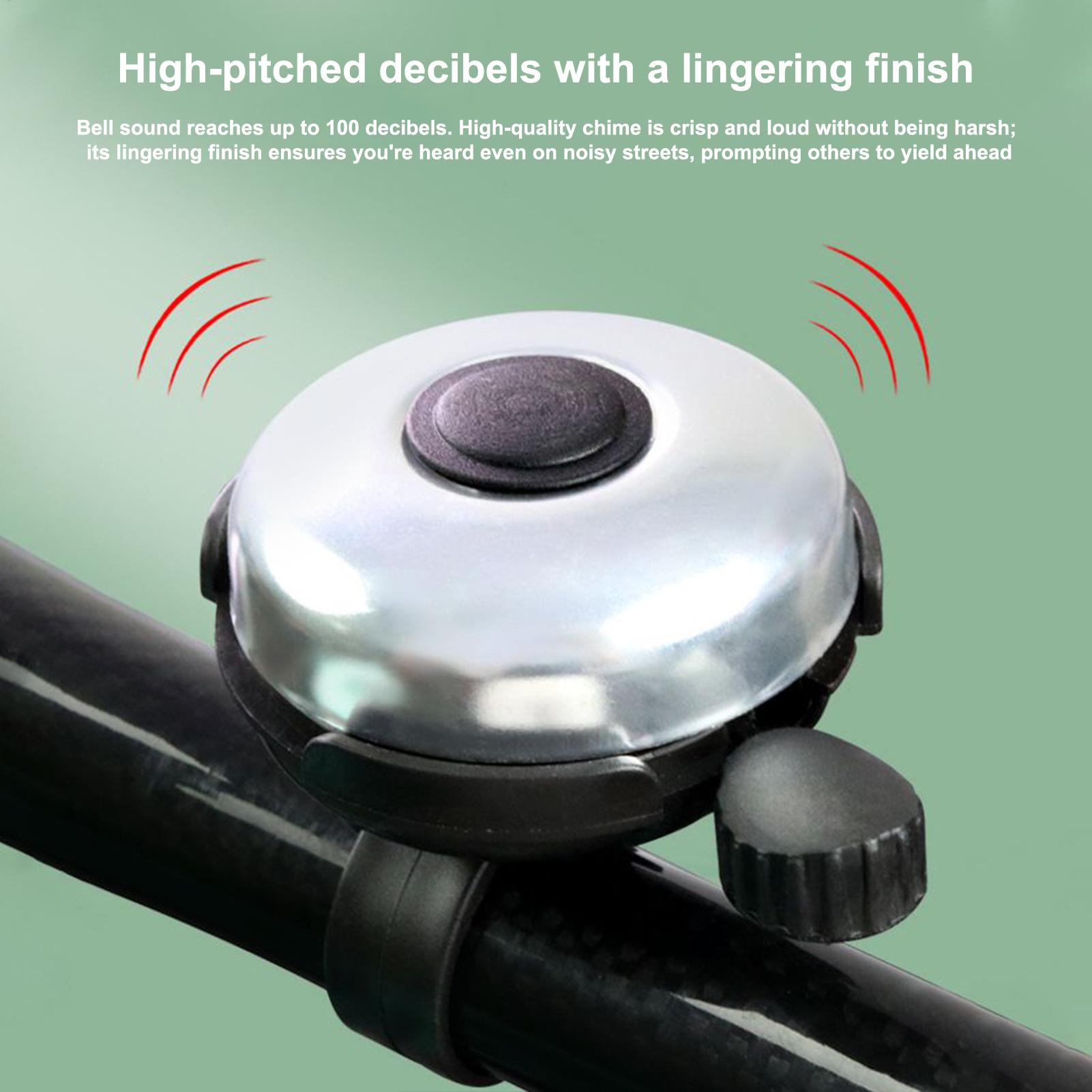 Bell Handlebar Ring - Campanello per Bicicletta Universale in Lega,