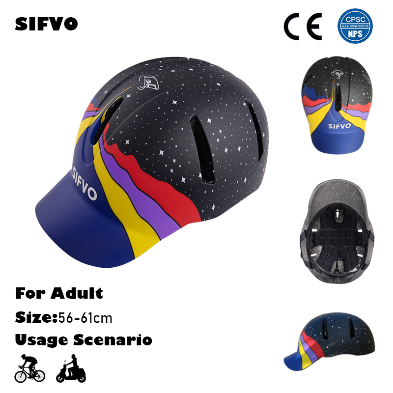 Commute Cycling Helmet - SIFVO Casco da bici elegante per