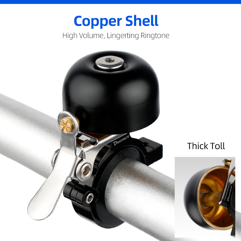 Deemount Anello in ottone per  - Bell Handlebar Ring recensione e prezzo