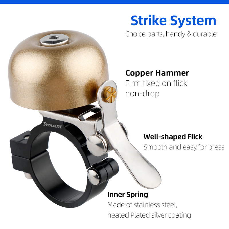 Deemount Anello in ottone per  - Bell Handlebar Ring recensione e prezzo