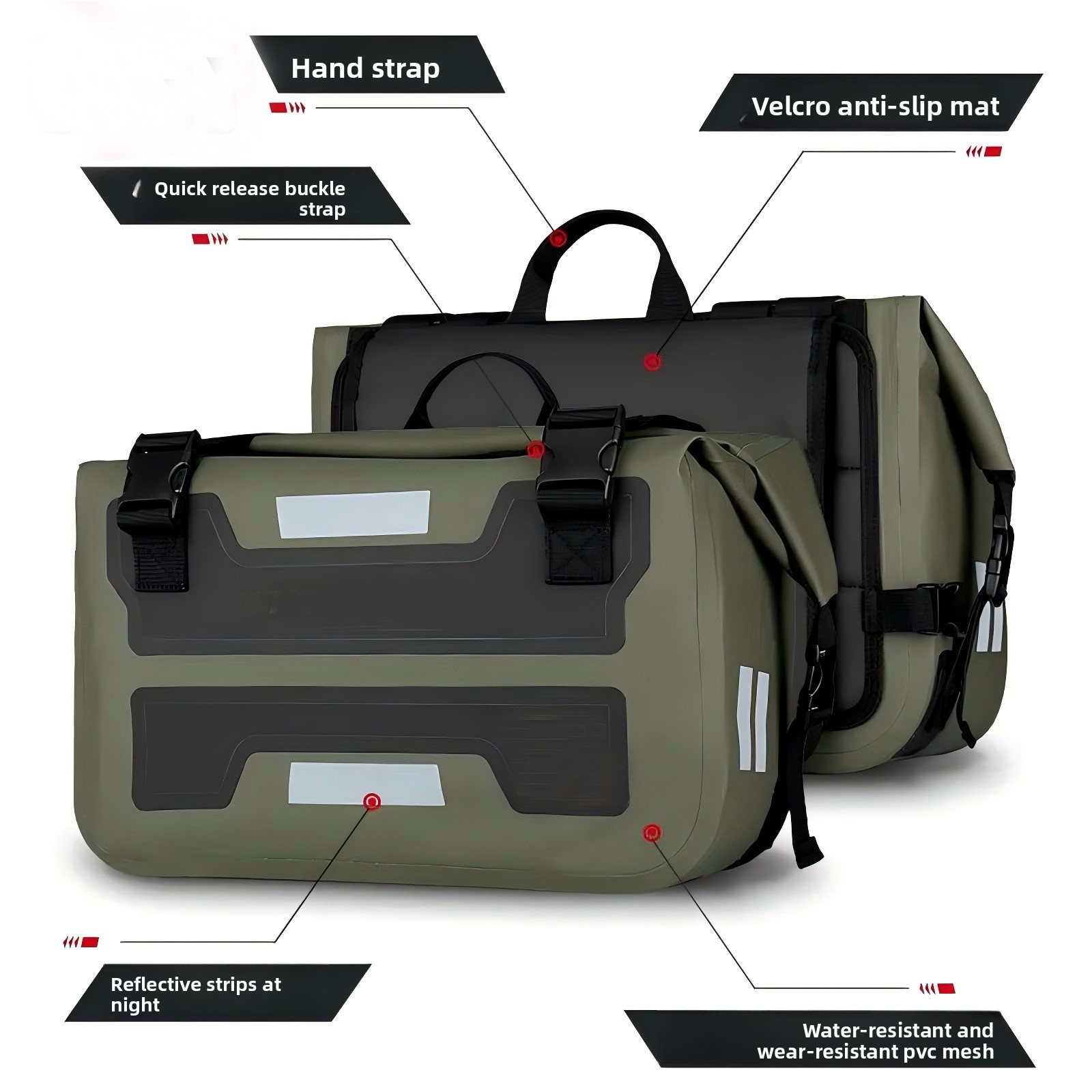 Borse Laterali per Moto 30L x2 - Panniers Waterproof Rear recensione e prezzo
